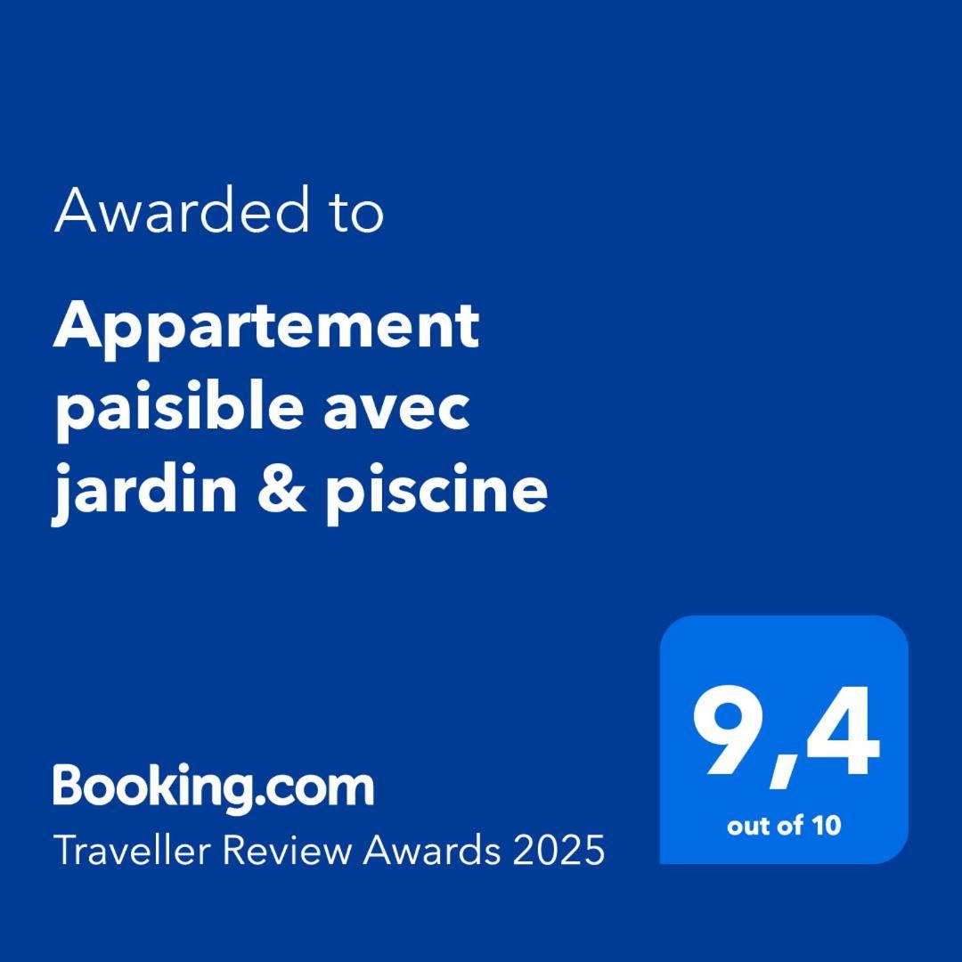 Appartement Paisible Avec Jardin & Piscine Albion Buitenkant foto